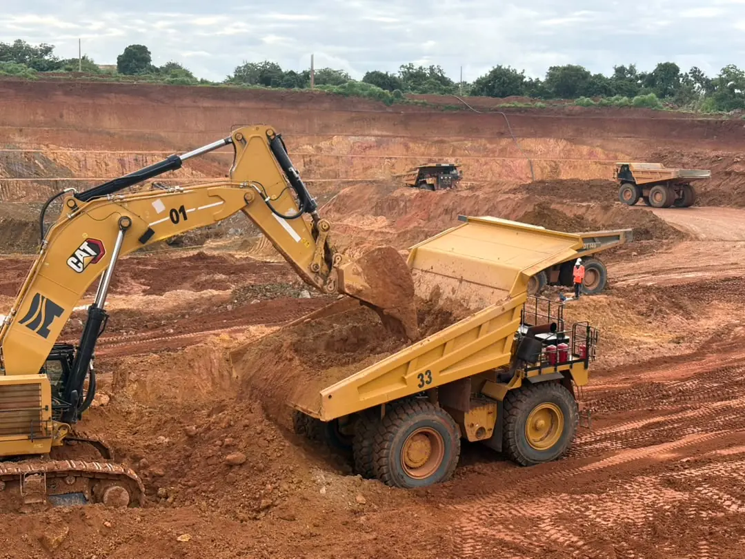 Chargement de minerai